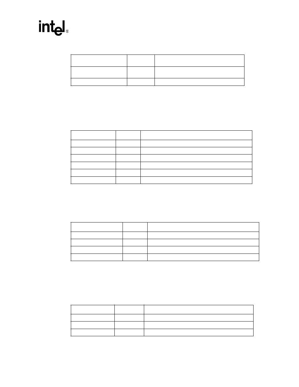 2 interrupt controller register locations, 3 real-time clock register locations, 4 os timer register locations | Interrupt controller register locations -45, Real-time clock register locations -45, Os timer register locations -45, Interrupt controller register addresses -45, Rtc register addresses -45, Os timer register addresses -45 | Intel PXA255 User Manual | Page 149 / 598