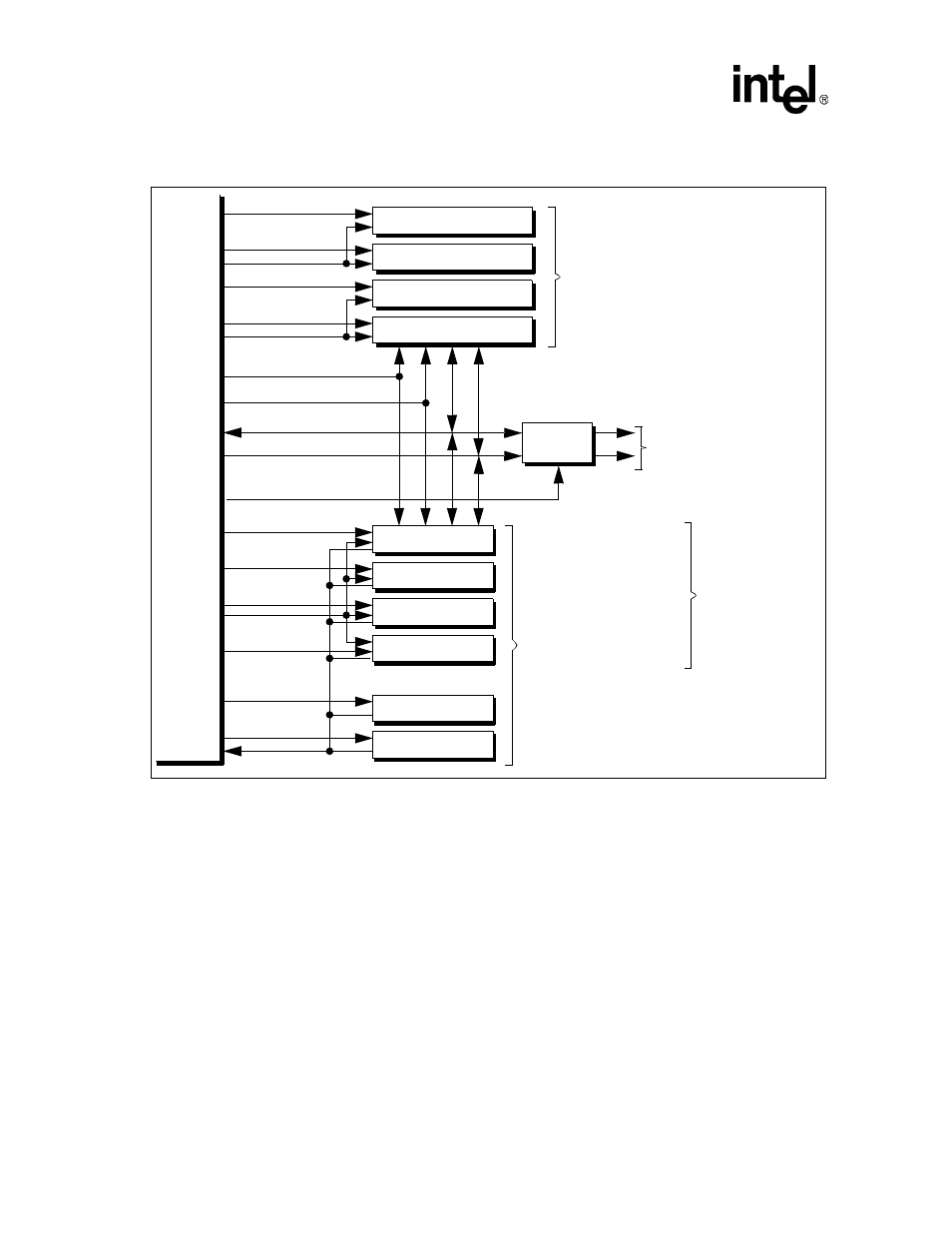 2 functional description, 1 sdram interface overview, Functional description -2 | Sdram interface overview -2, General memory interface configuration -2 | Intel PXA255 User Manual | Page 184 / 598