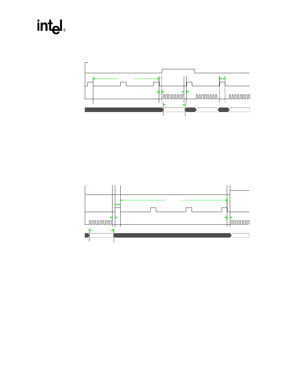 Passive mode start-of-frame timing -15, Passive mode end-of-frame timing -15, Figure 7-12 | Intel PXA255 User Manual | Page 277 / 598