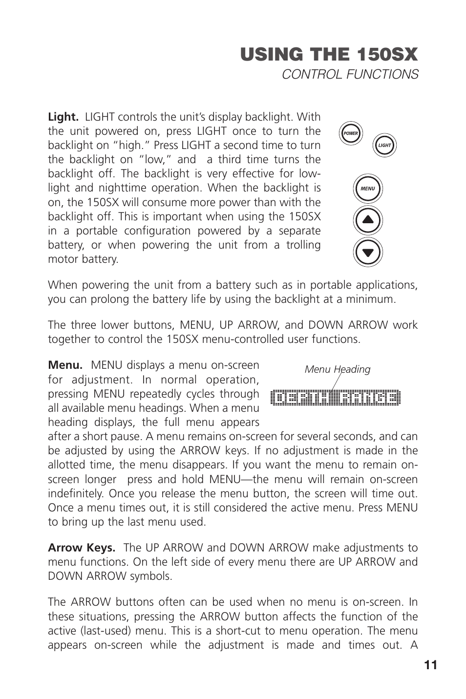 Using the 150sx | Intel 150SX User Manual | Page 13 / 36