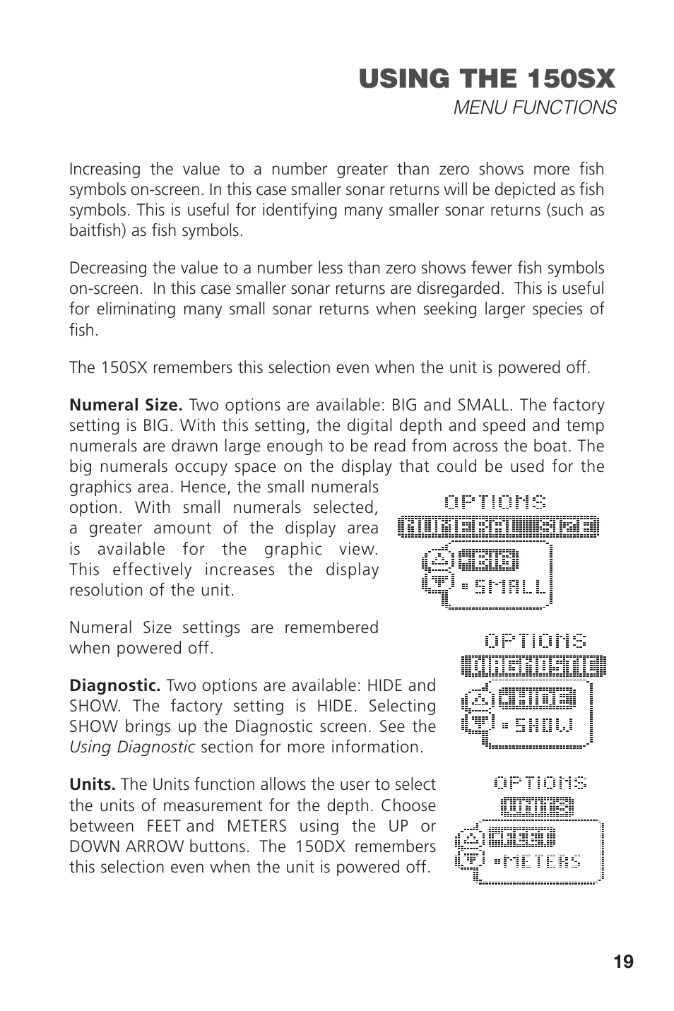 Using the 150sx | Intel 150SX User Manual | Page 21 / 36