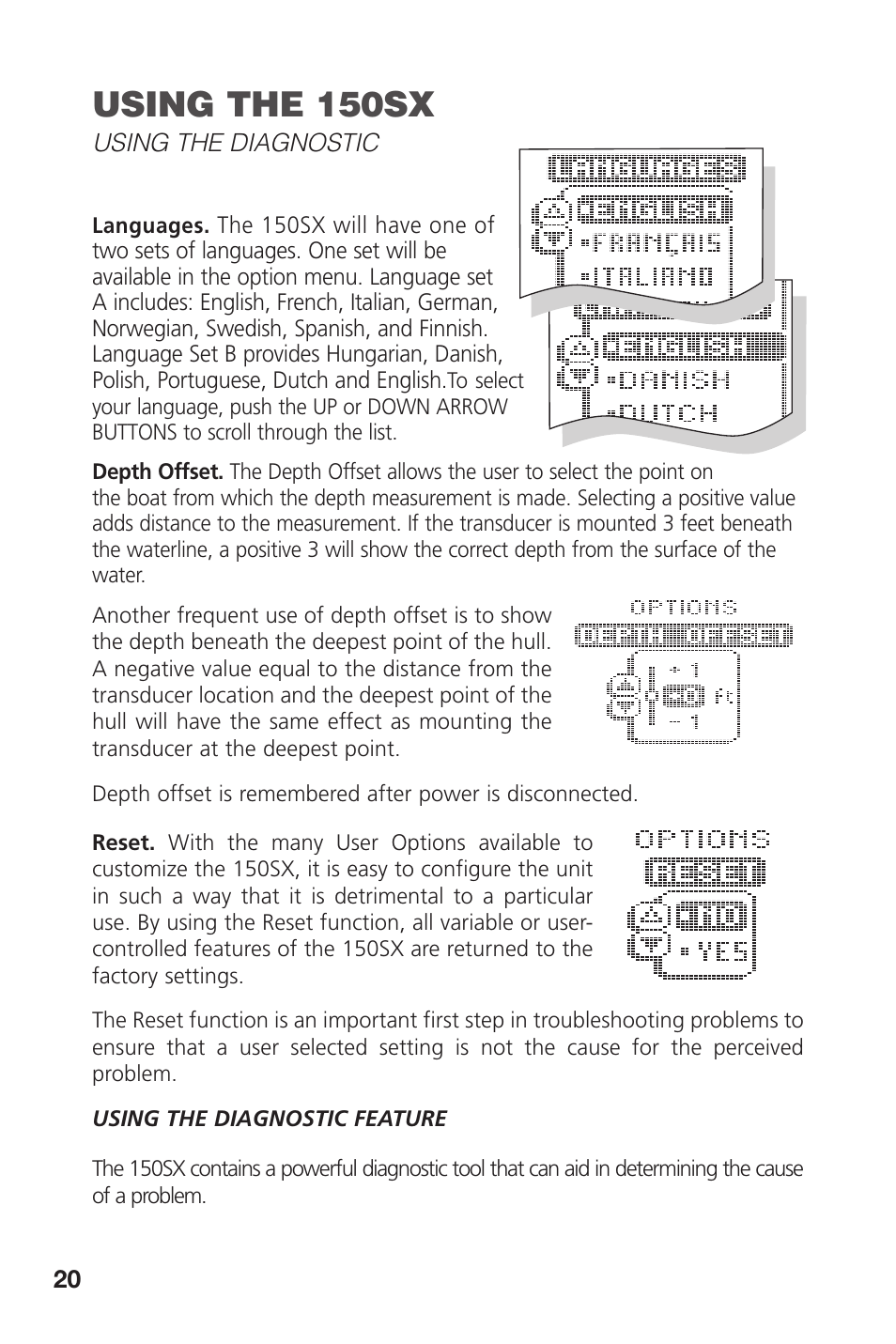 Using the 150sx | Intel 150SX User Manual | Page 22 / 36