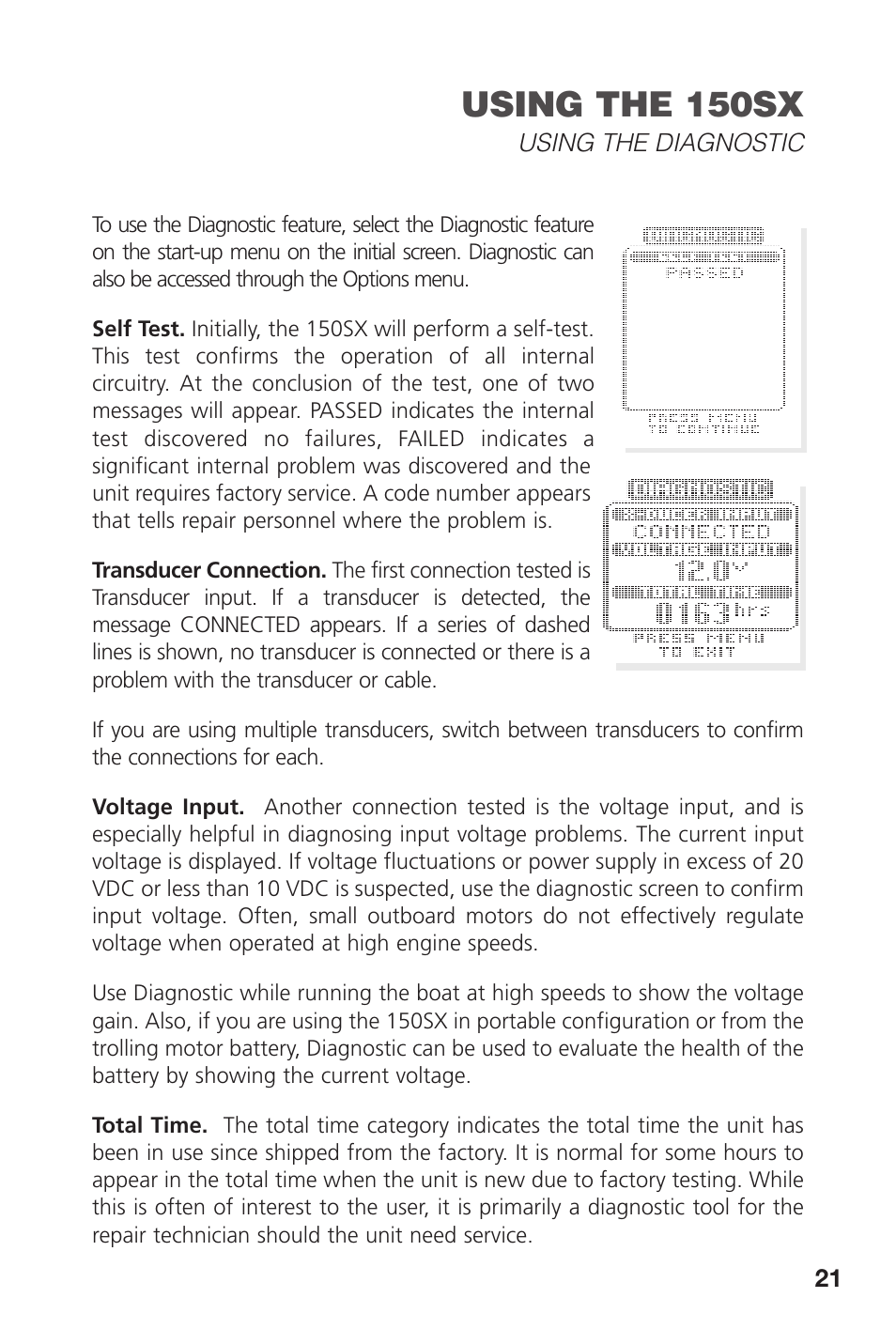 Using the 150sx | Intel 150SX User Manual | Page 23 / 36