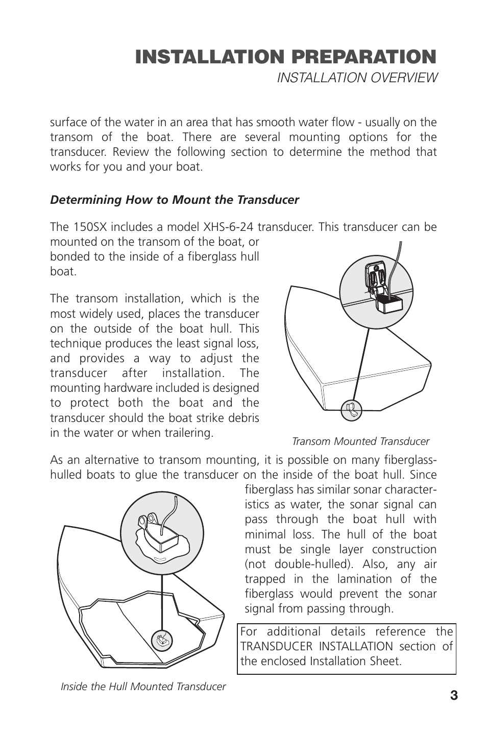 Installation preparation | Intel 150SX User Manual | Page 5 / 36