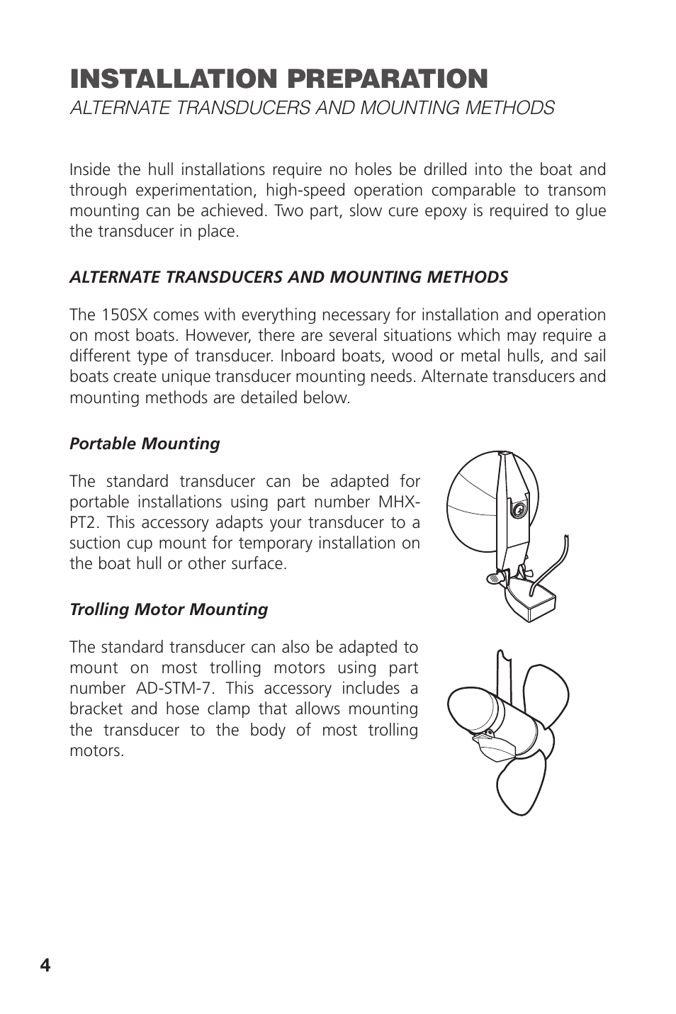 Installation preparation | Intel 150SX User Manual | Page 6 / 36
