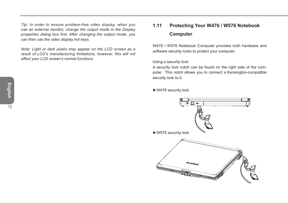 Intel W476 User Manual | Page 19 / 36