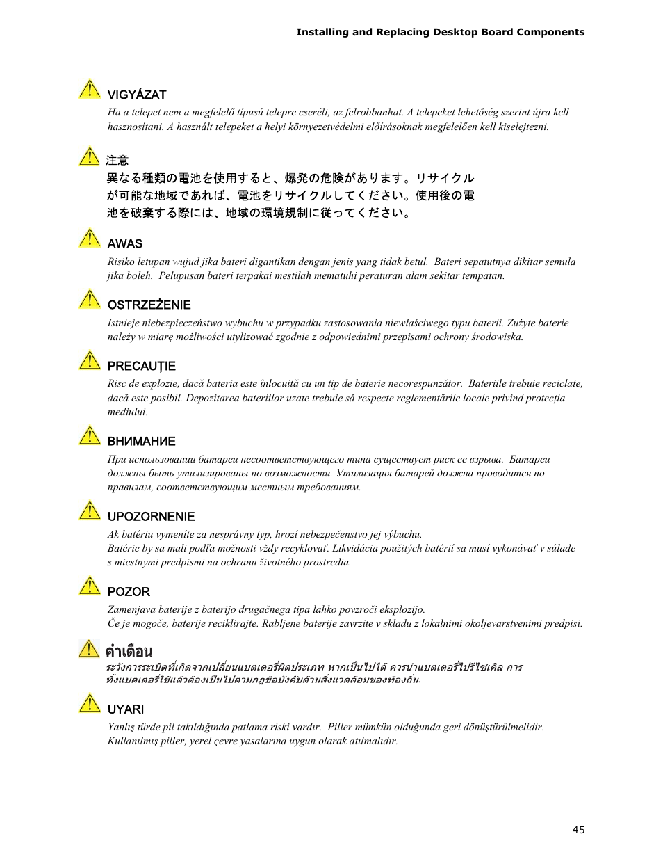 Intel D510MO User Manual | Page 45 / 66