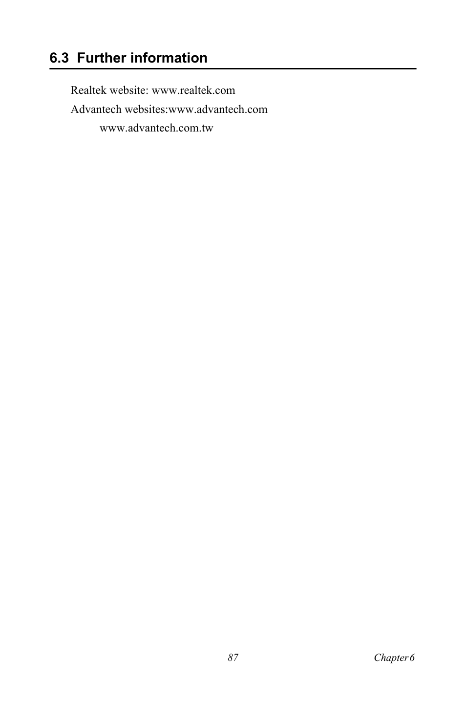 3 further information, Further information | Intel PCM-3370 User Manual | Page 99 / 128