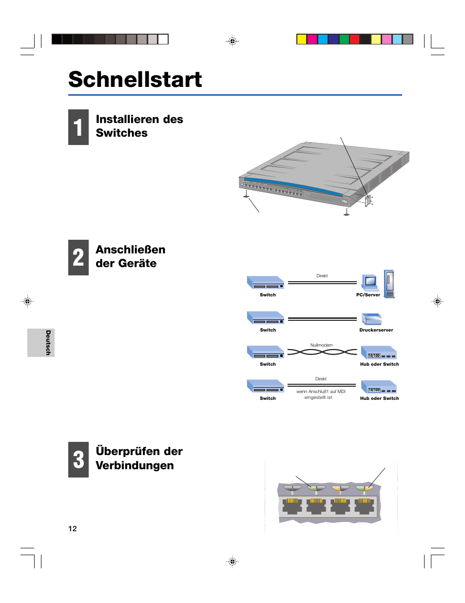 Schnellstart, Anschließen der geräte | Intel 410T User Manual | Page 14 / 40