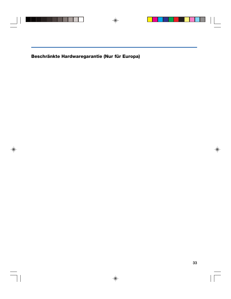 Beschränkte hardwaregarantie (nur für europa) | Intel 410T User Manual | Page 35 / 40
