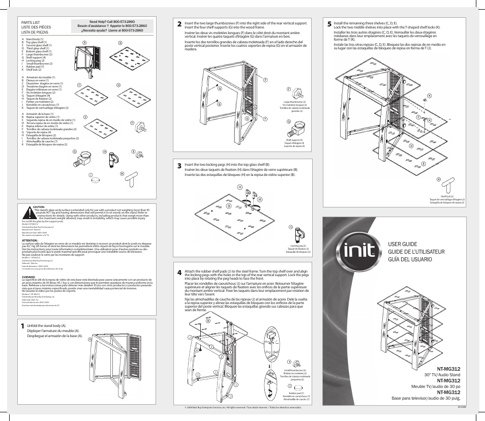 Init NT-MG312 User Manual | 1 page