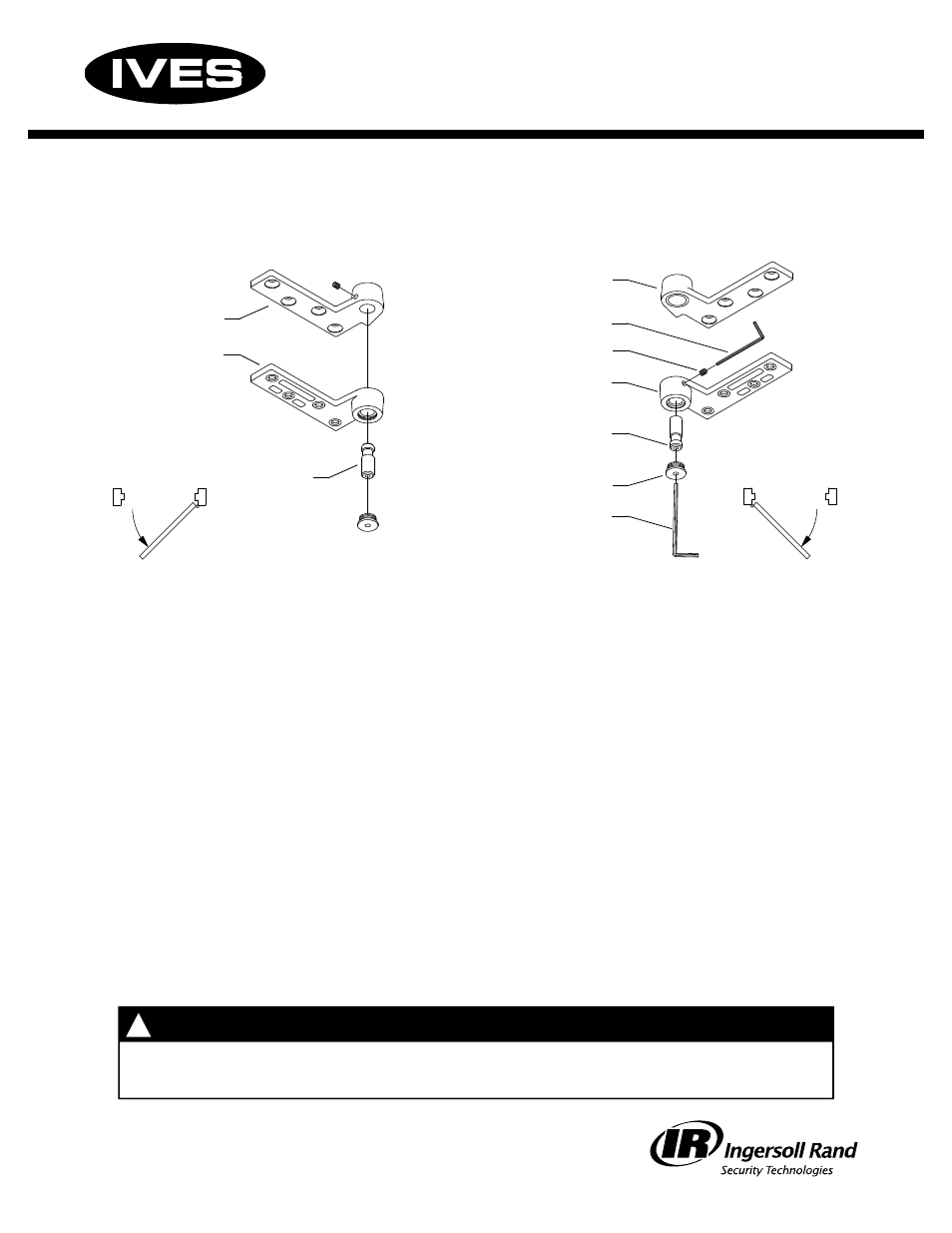 Ives Offset Top Pivot 7215/15F User Manual | 2 pages