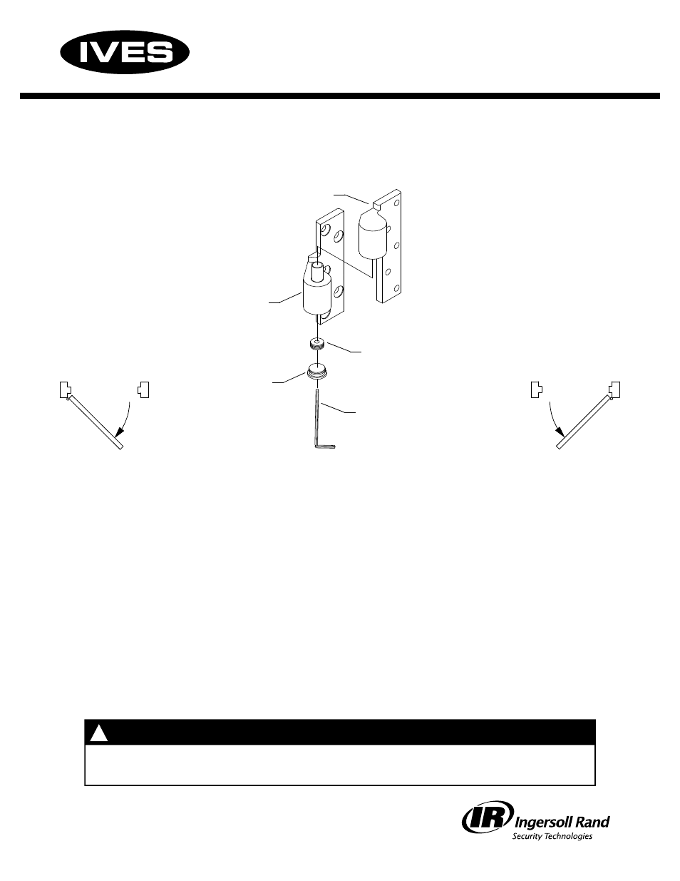 Ives Heavy Duty Offset Top Pivot 7237F User Manual | 2 pages