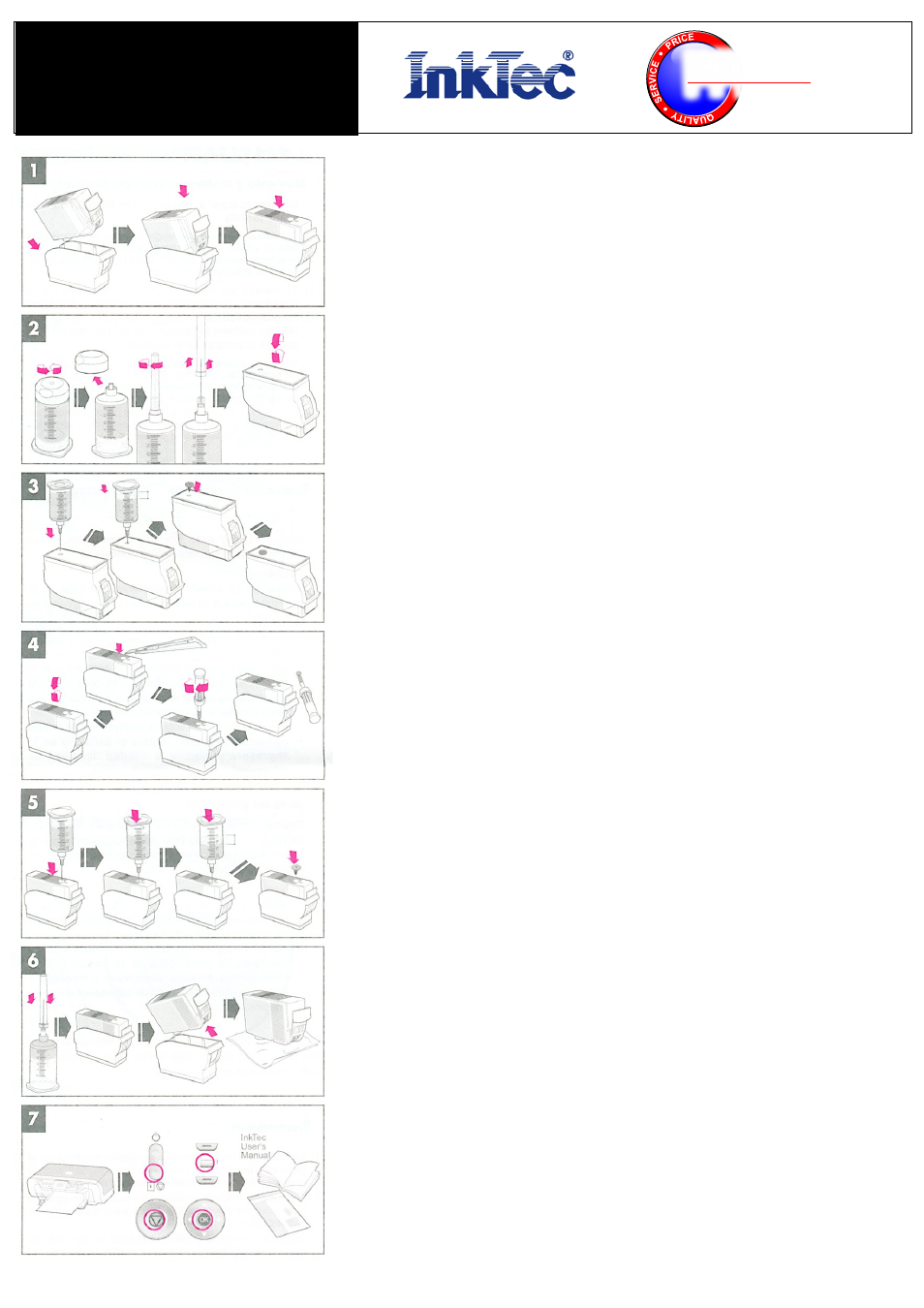 Inkjetsuperstore.com CLI-521BK User Manual | 2 pages
