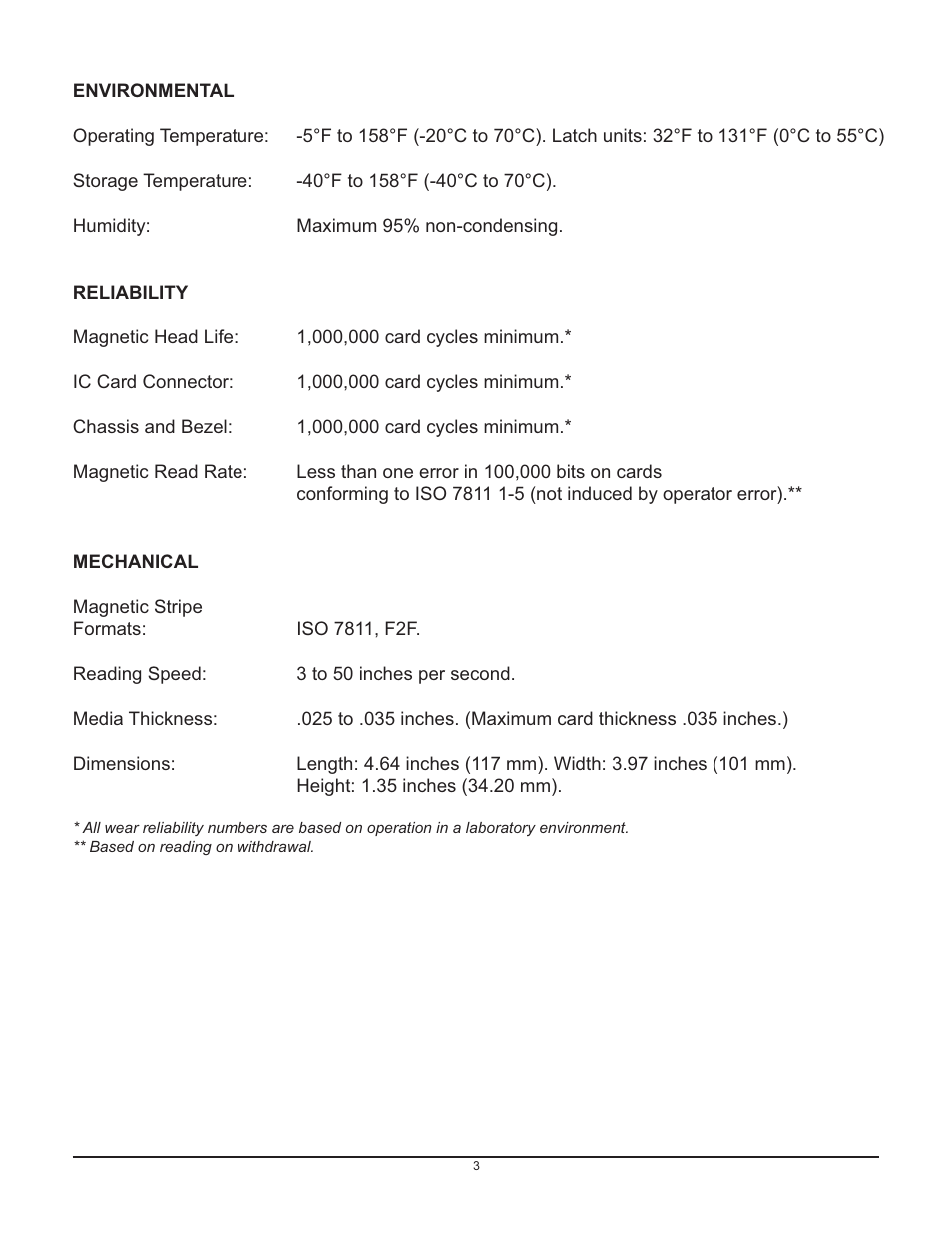 ID Tech Spectrum IIa User Manual | Page 6 / 12