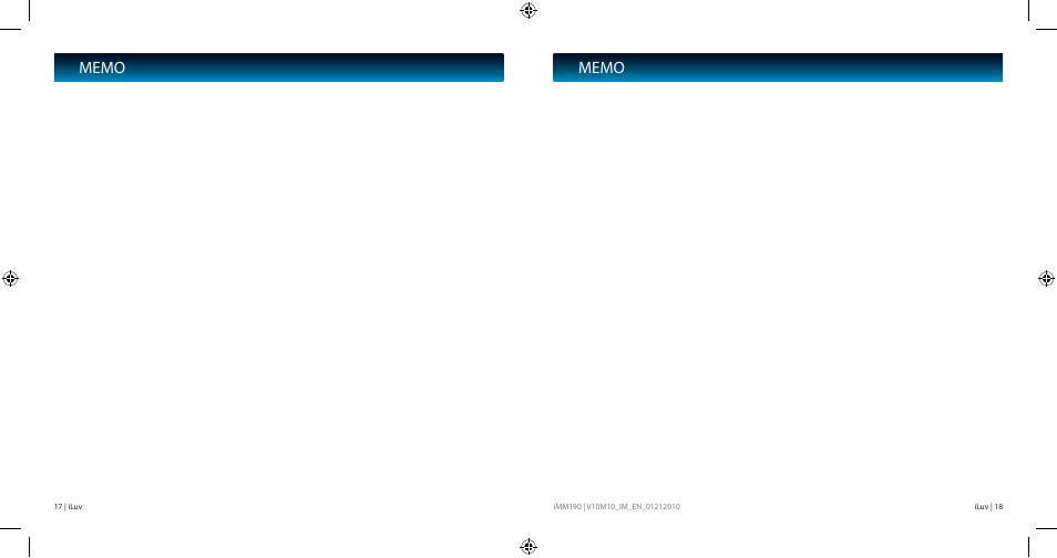 Iluv IMM190 User Manual | Page 10 / 10