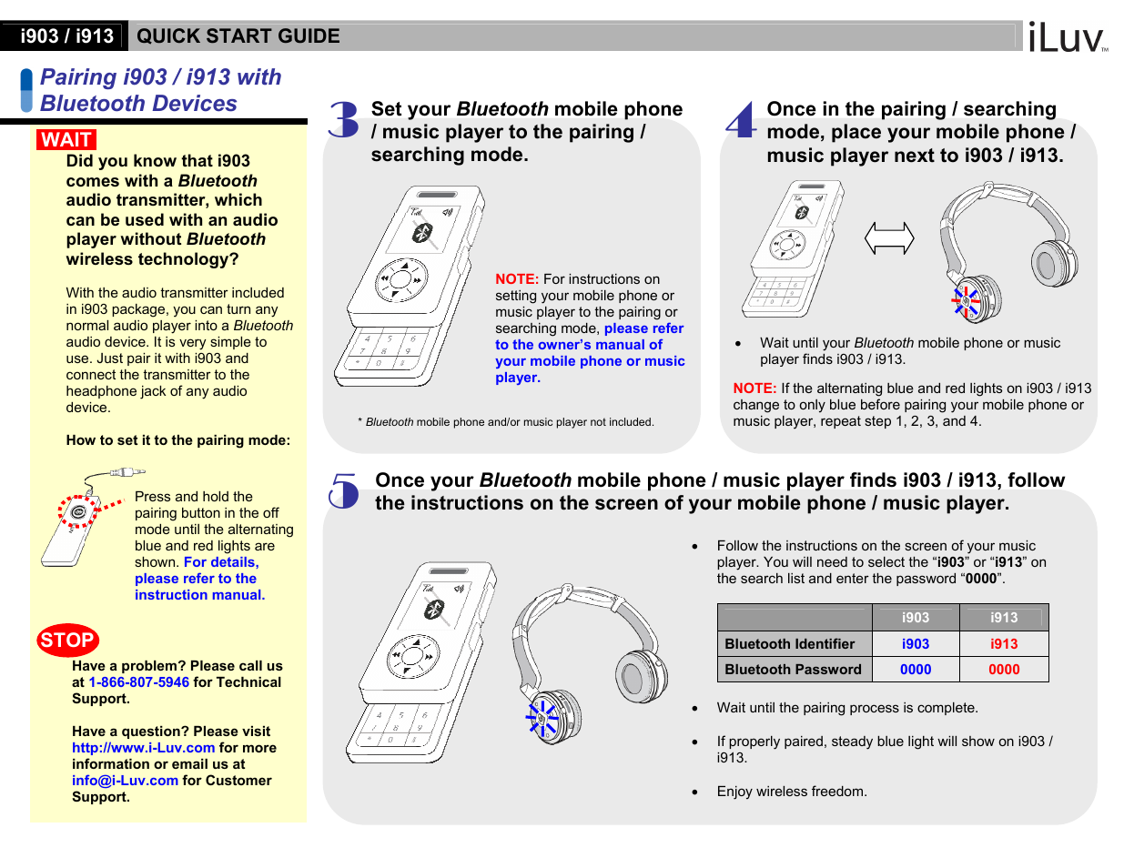 Iluv i903 User Manual | Page 3 / 3