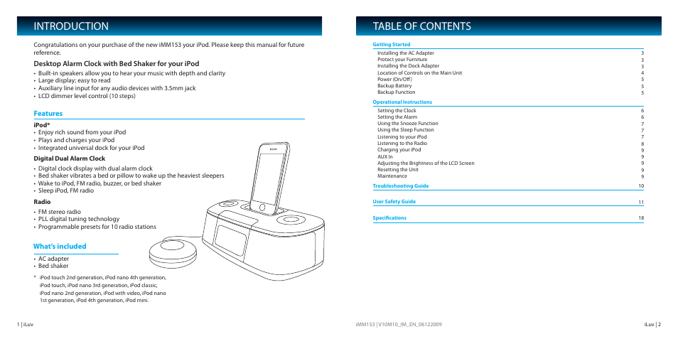 Iluv IMM153 User Manual | Page 2 / 10