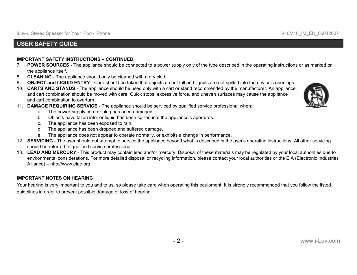 Iluv I189 User Manual | Page 3 / 12