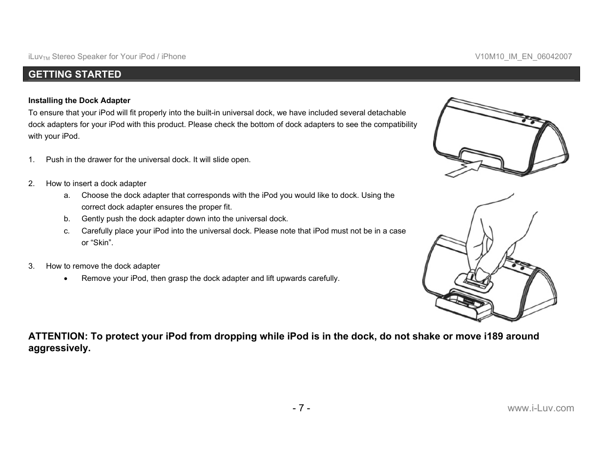 Iluv I189 User Manual | Page 8 / 12