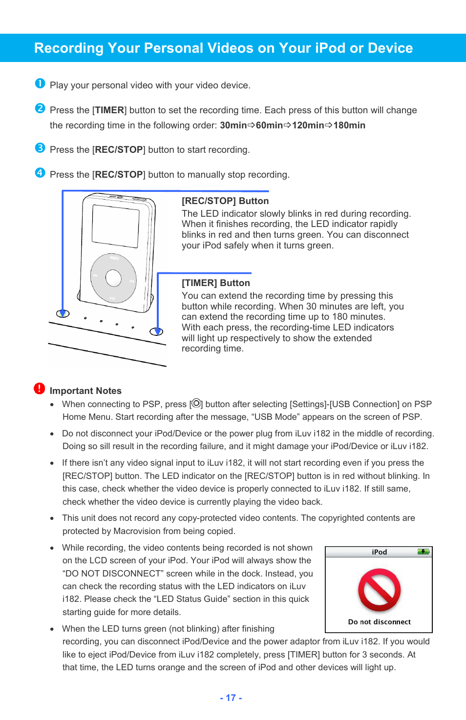 Iluv i182 User Manual | Page 18 / 41