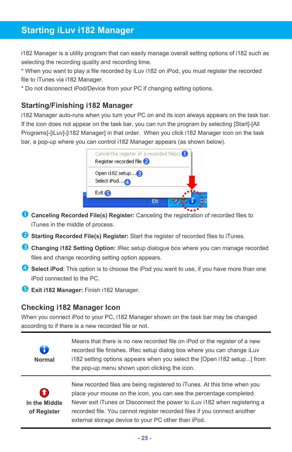 Iluv i182 User Manual | Page 26 / 41
