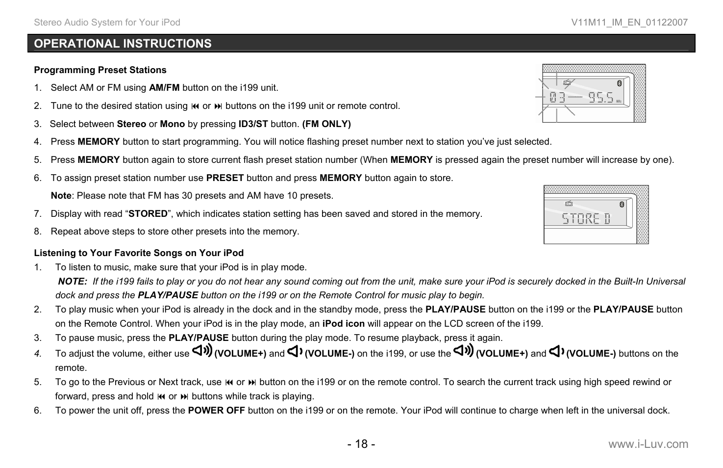 Iluv i199 User Manual | Page 19 / 36