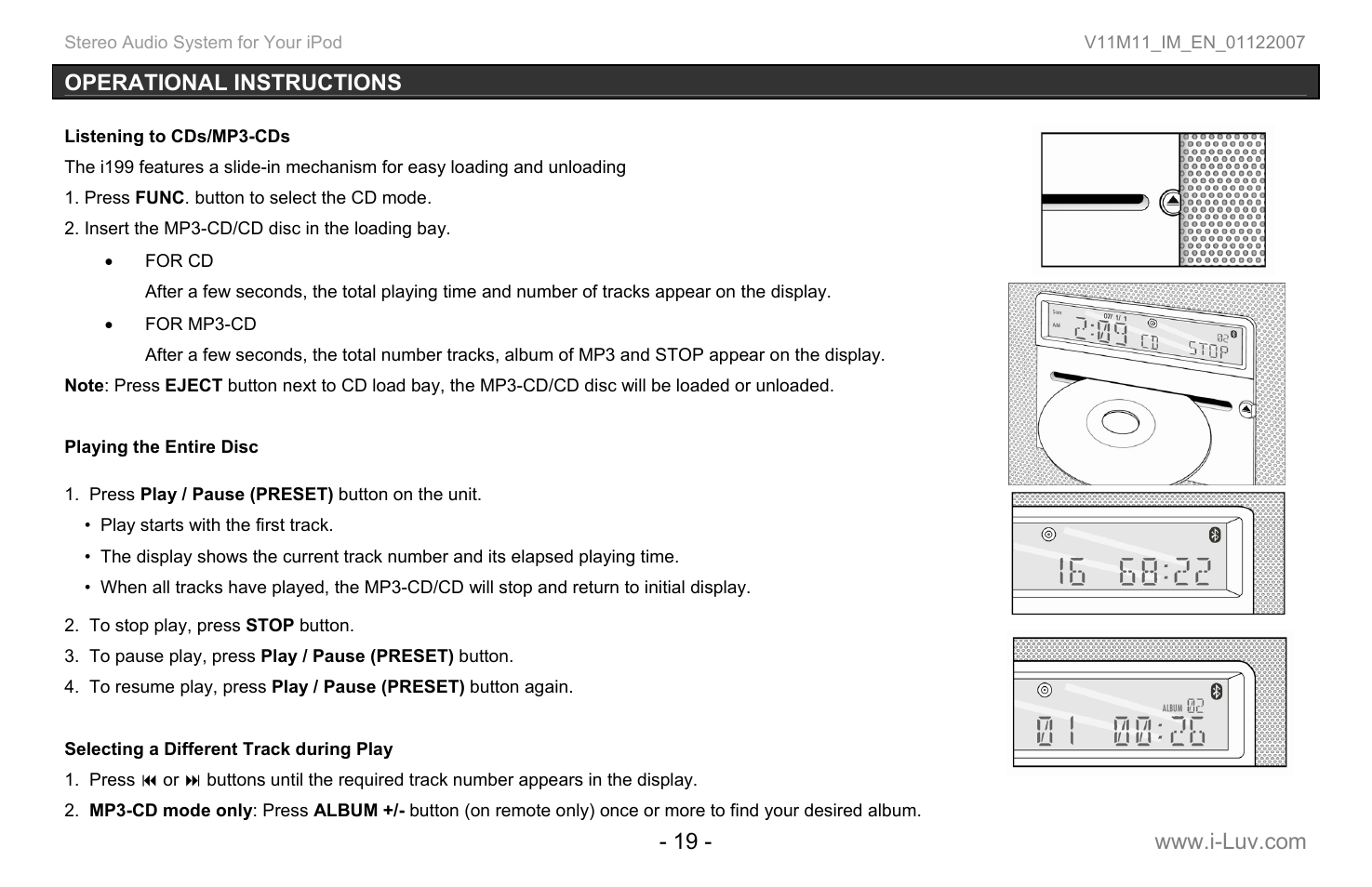 Iluv i199 User Manual | Page 20 / 36