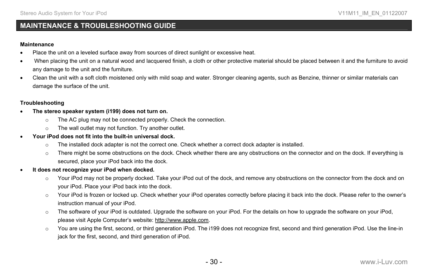 Iluv i199 User Manual | Page 31 / 36