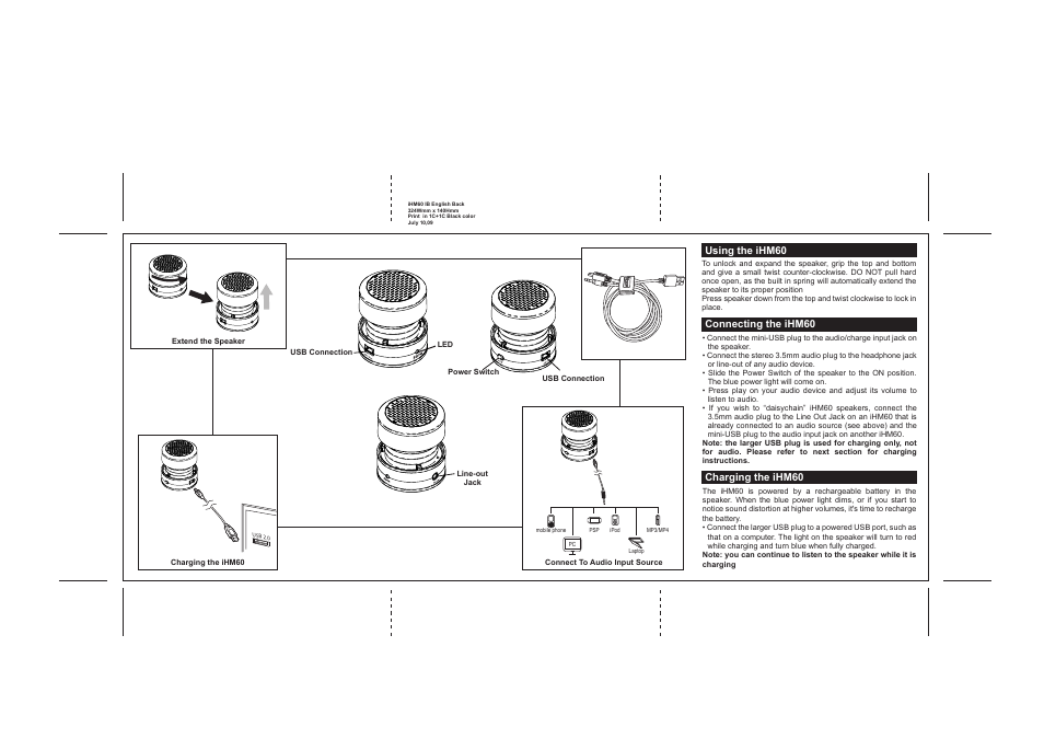 iHome IHM60 User Manual | Page 3 / 4