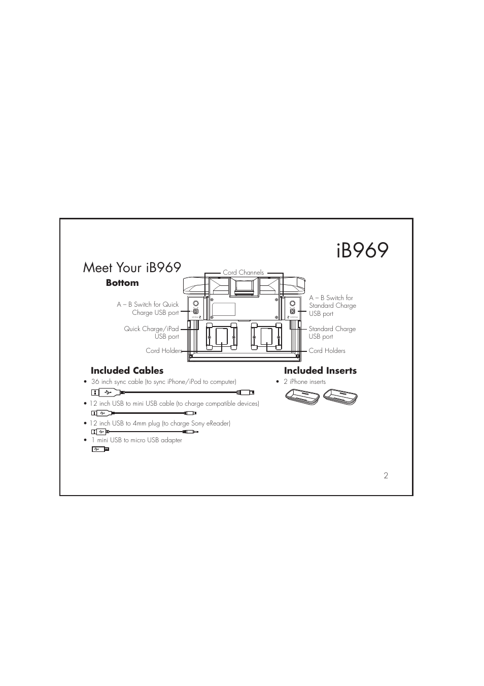 Ib969, Meet your ib969 | iHome IB969 User Manual | Page 6 / 16