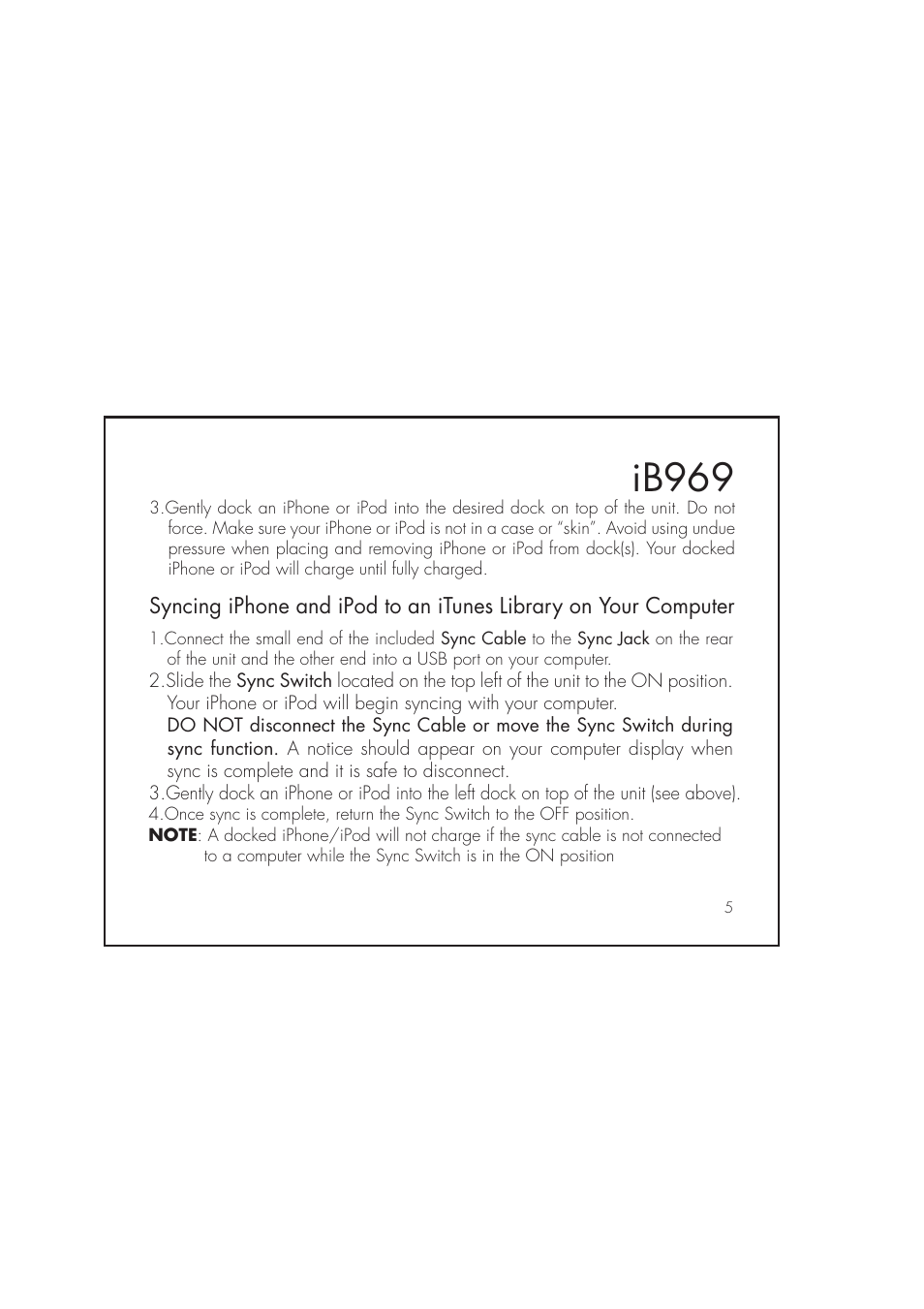 Ib969 | iHome IB969 User Manual | Page 9 / 16