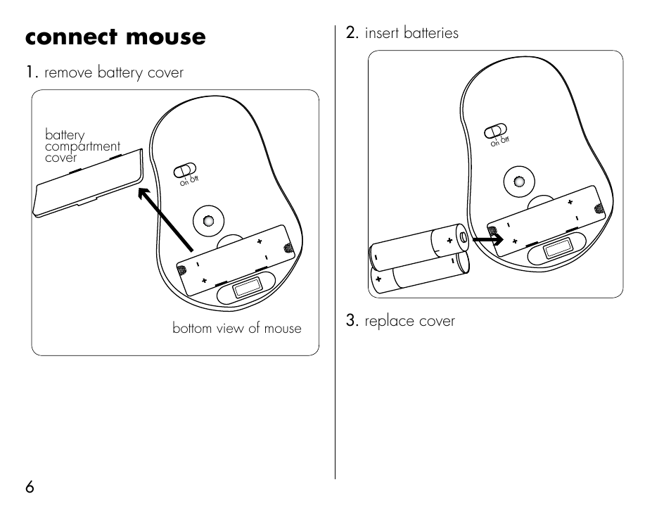 Connect mouse | iHome IH-B931NR User Manual | Page 6 / 12