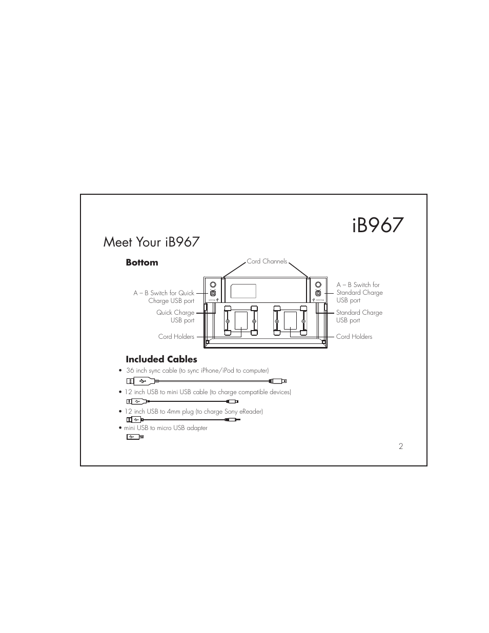 Ib967, Meet your ib967 | iHome IB967 User Manual | Page 6 / 15