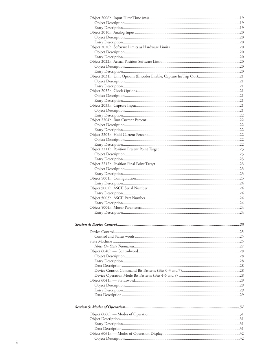 Intelligent Motion Systems MDrive DSP-402 User Manual | Page 4 / 64