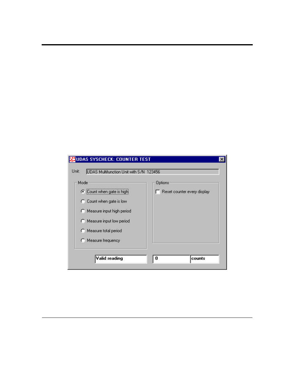 3 counter test | Intelligent Motion Systems UDAS-1001E User Manual | Page 31 / 65