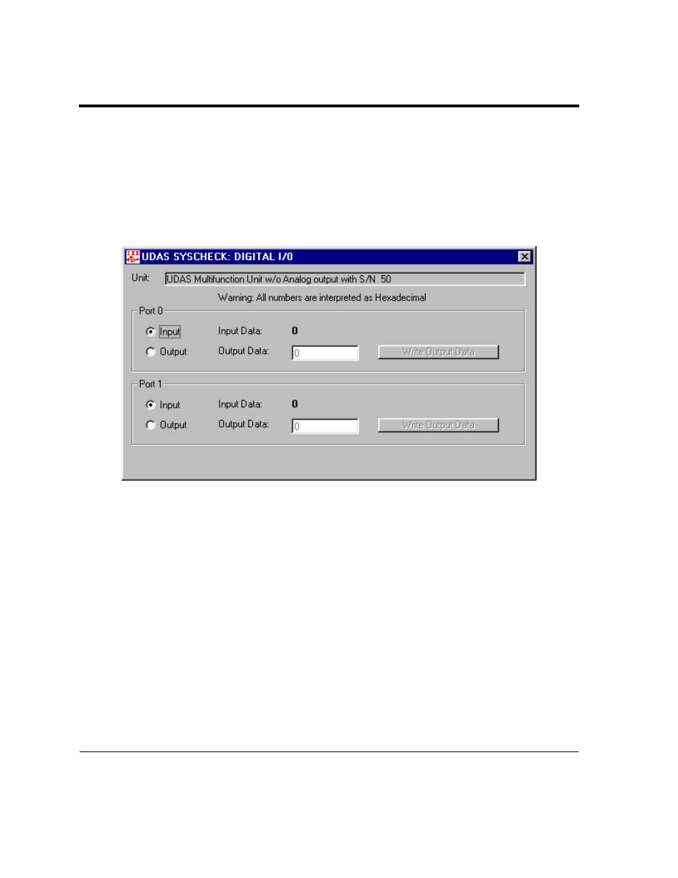 Figure 3.8 udas syscheck digital i/o test | Intelligent Motion Systems UDAS-1001E User Manual | Page 34 / 65