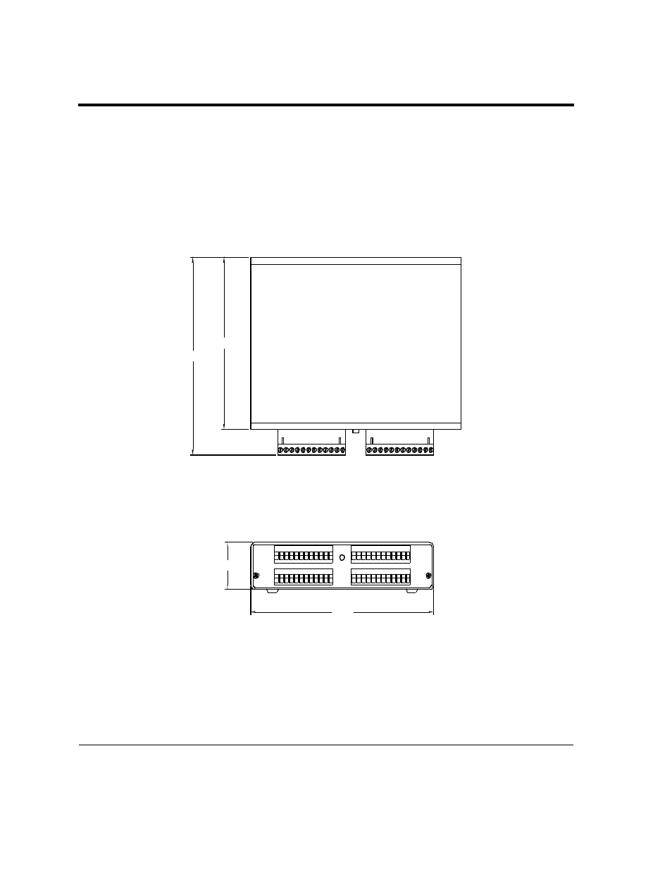 A.2 udas-1001e-3, udas-1001e-4 dimensions, Figure a.1 dimensions of the udas unit (top view) | Intelligent Motion Systems UDAS-1001E User Manual | Page 43 / 65