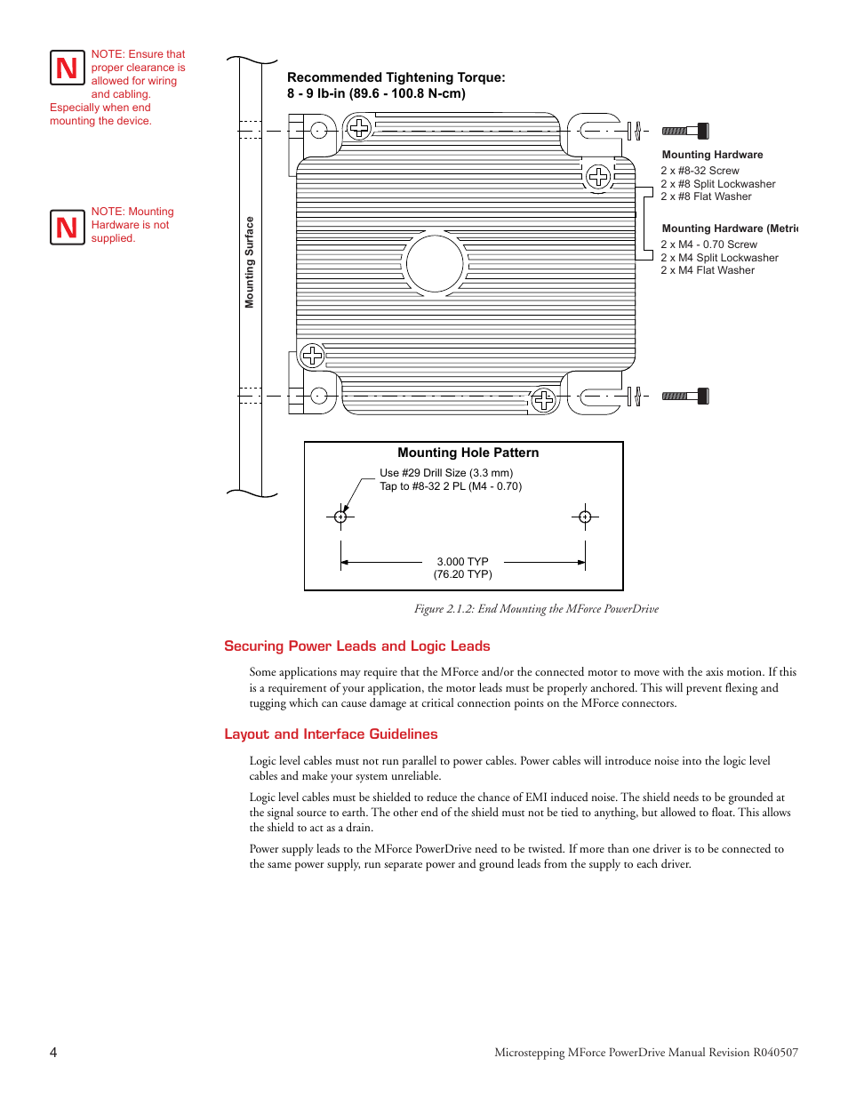Intelligent Motion Systems MForce PowerDrive Plus MForce Series Microstepping PowerDrive User Manual | Page 22 / 68