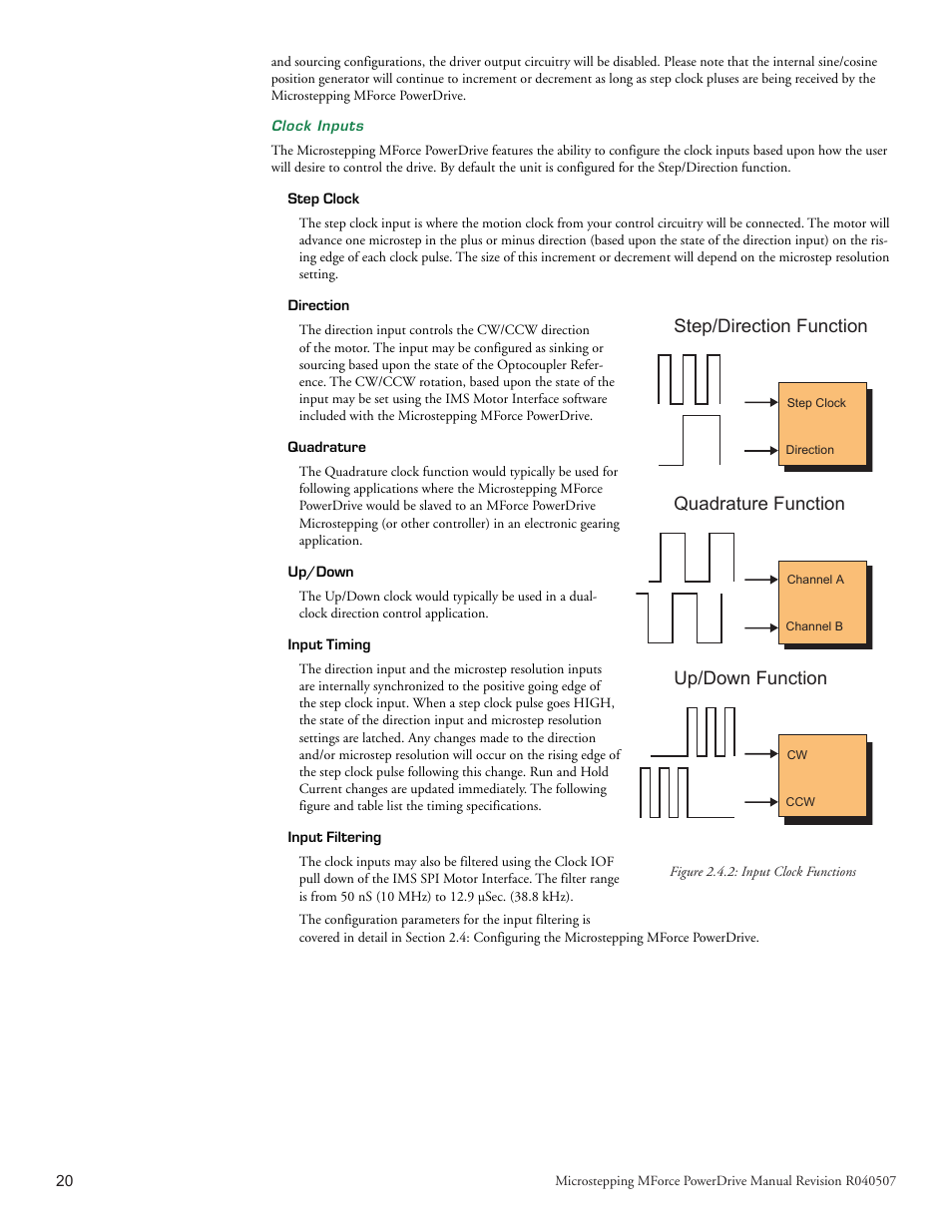 Intelligent Motion Systems MForce PowerDrive Plus MForce Series Microstepping PowerDrive User Manual | Page 38 / 68