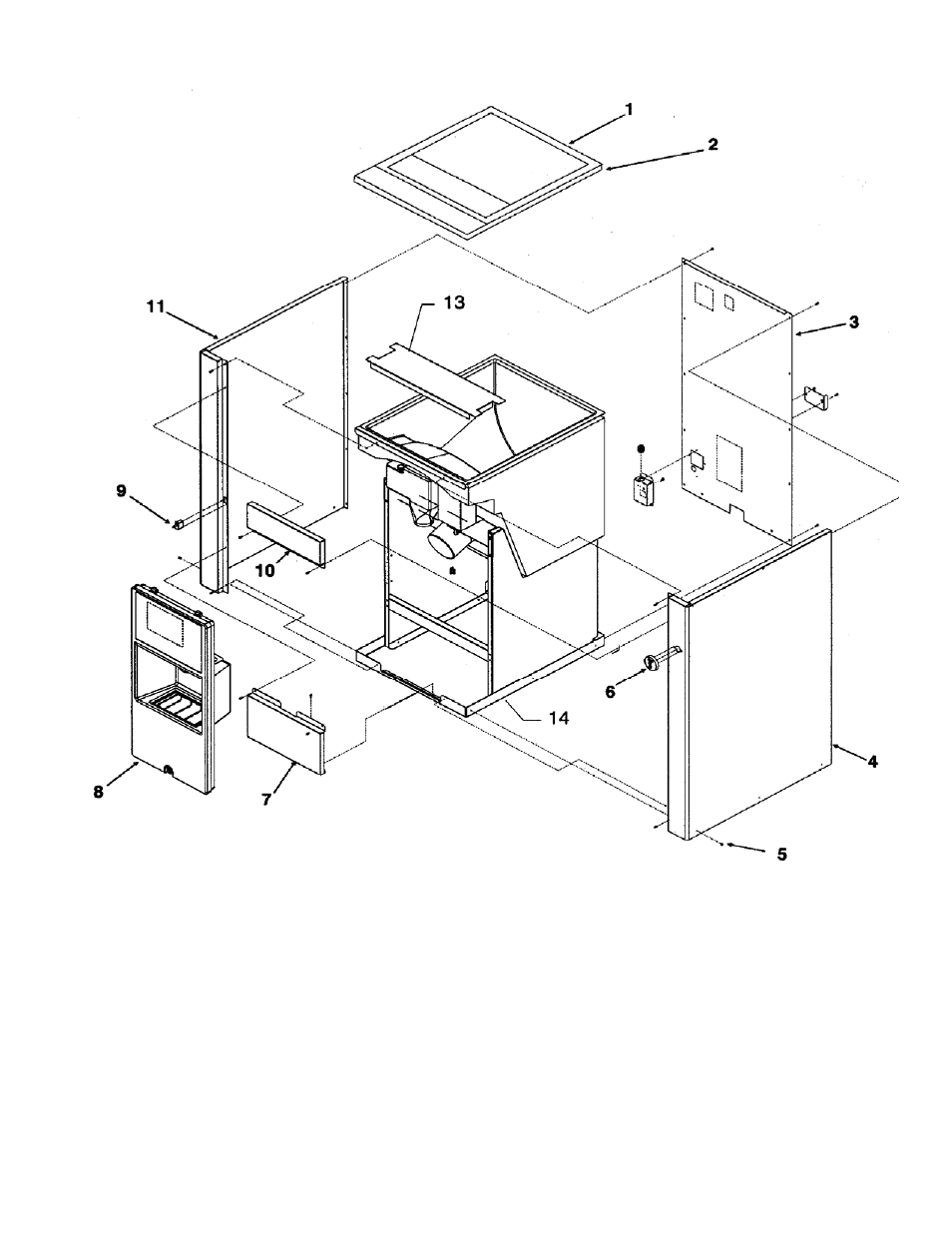 Sheet1, Cd220 hotel dispenser service parts cabinet parts | Ice-O-Matic CD220 User Manual | Page 3 / 7