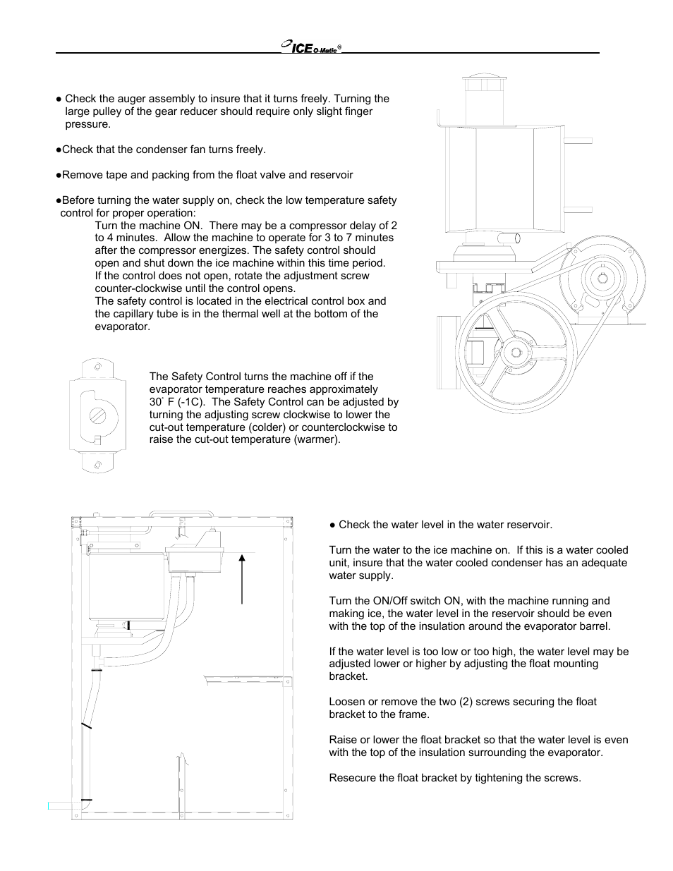 Please follow these instructions carefully | Ice-O-Matic Series 250 through 2306 User Manual | Page 16 / 22