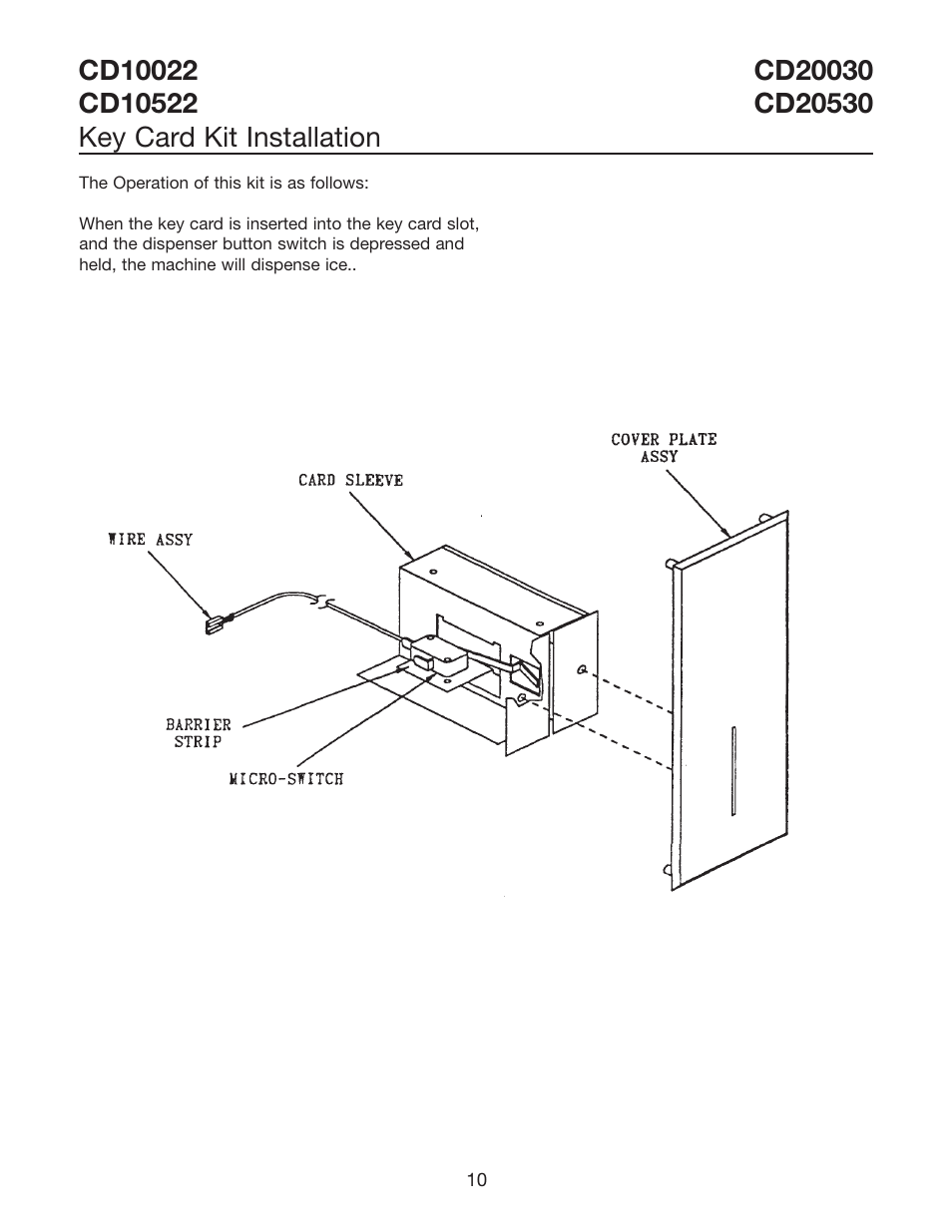 Ice-O-Matic CD20030 CD20530 User Manual | Page 12 / 22