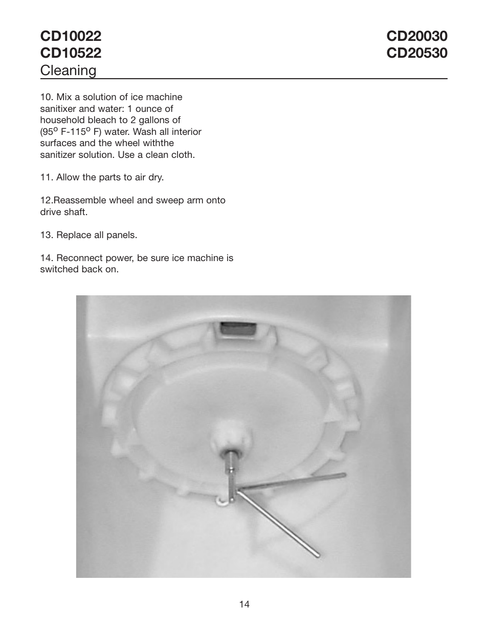 Ice-O-Matic CD20030 CD20530 User Manual | Page 16 / 22