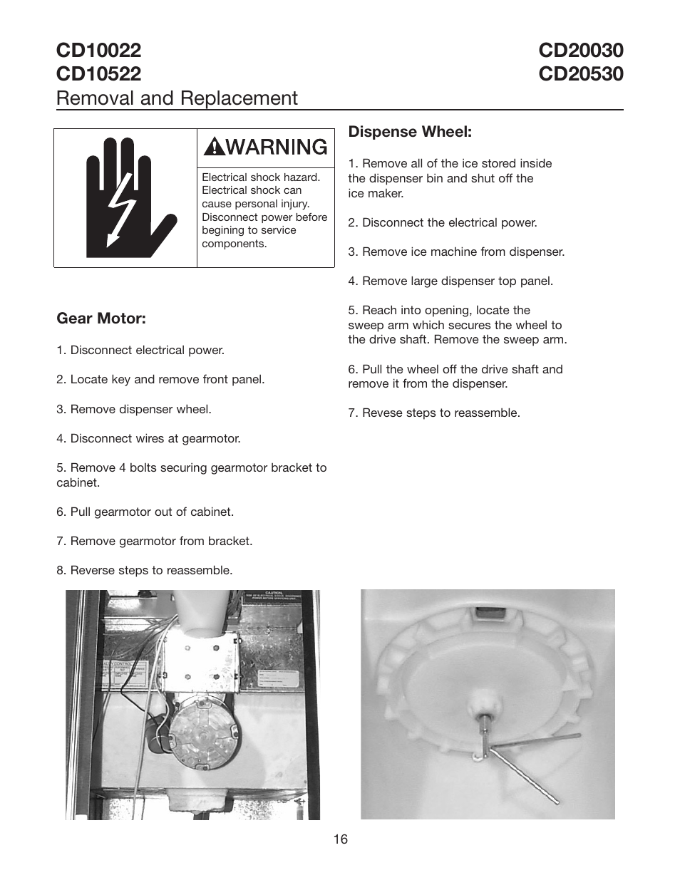 Ice-O-Matic CD20030 CD20530 User Manual | Page 18 / 22