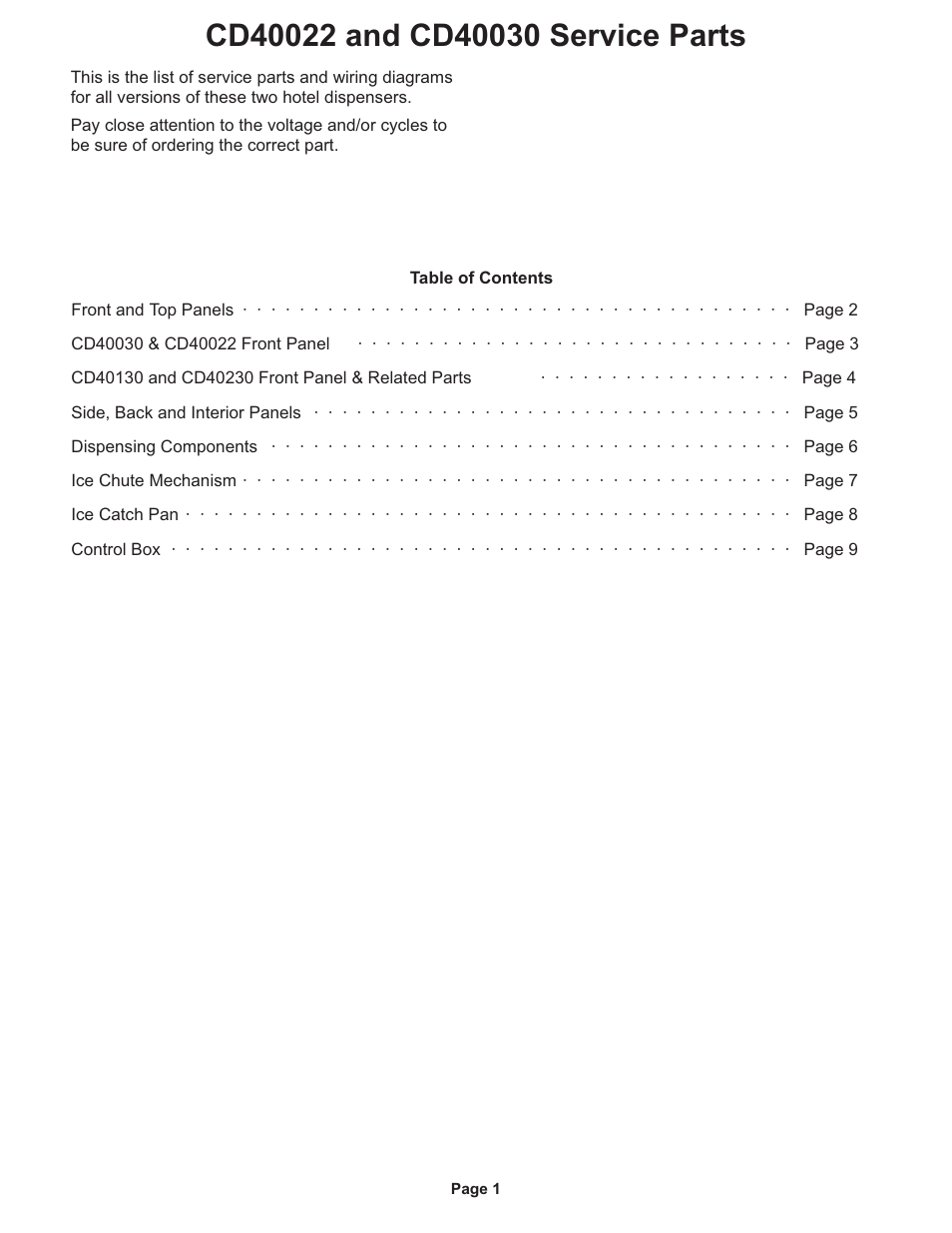 Ice-O-Matic Hotel Dispenser CD300 User Manual | Page 3 / 11
