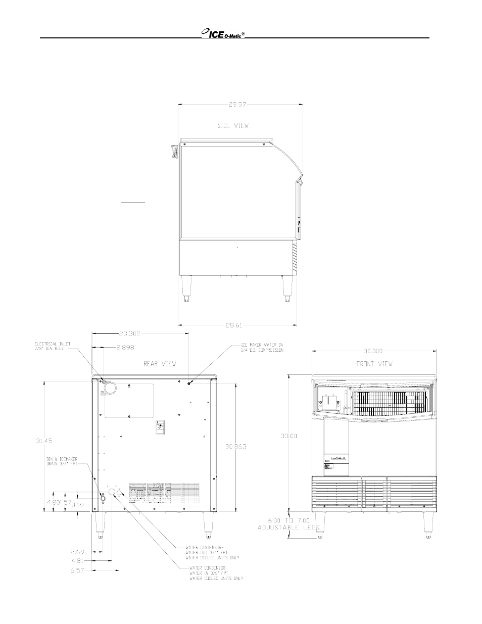 Ice-O-Matic ICE250 through ICE2100 SERIES User Manual | Page 12 / 26