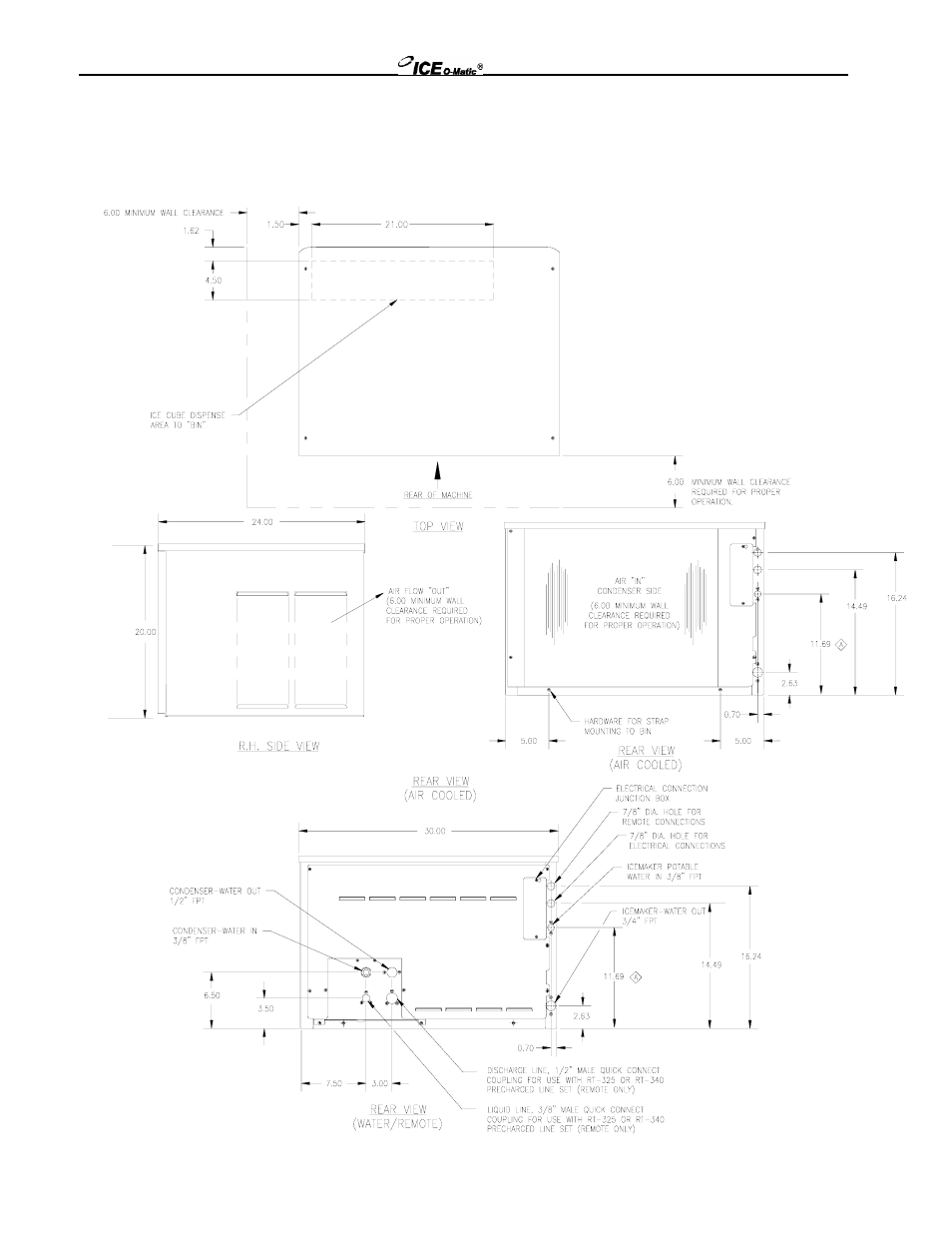 Ice-O-Matic ICE250 through ICE2100 SERIES User Manual | Page 13 / 26