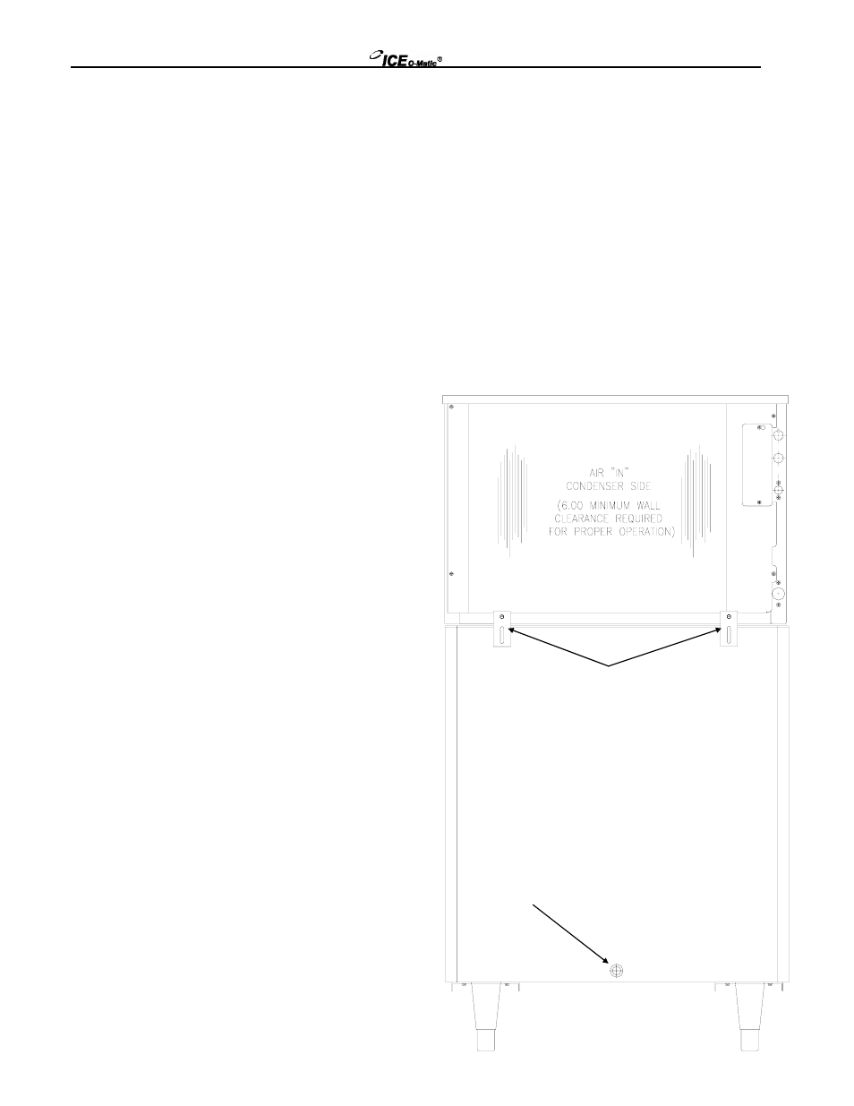 Ice-O-Matic ICE250 through ICE2100 SERIES User Manual | Page 8 / 26