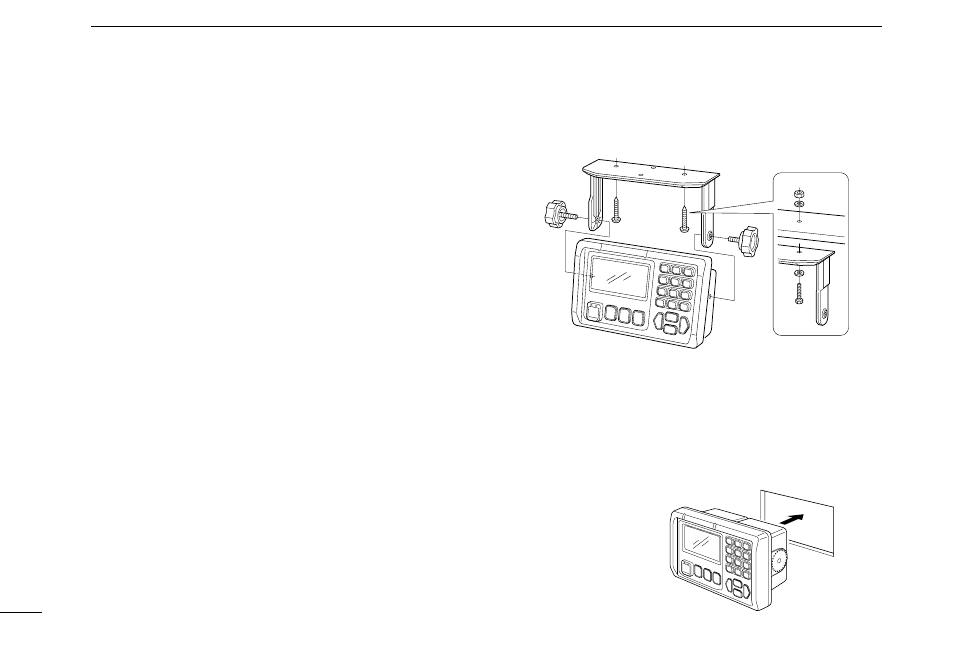Mounting | Icom DSC CONTROLLER DS-100 User Manual | Page 26 / 36